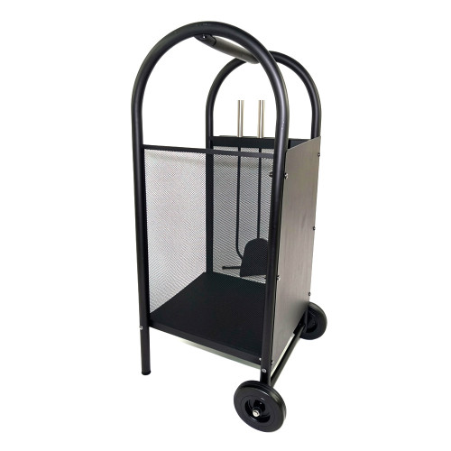 Дровница EVEREST H100-B-B черный (35*32*81см)