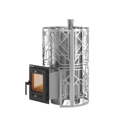 Печь для бани Эверест Steam Master GALAXY 24 INOX (210М) диаметр дымохода: 115 мм