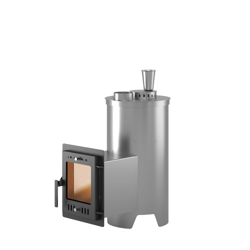 Печь для бани Эверест Steam Master 18 INOX (210М) (под обкладку) диаметр дымохода: 115 мм