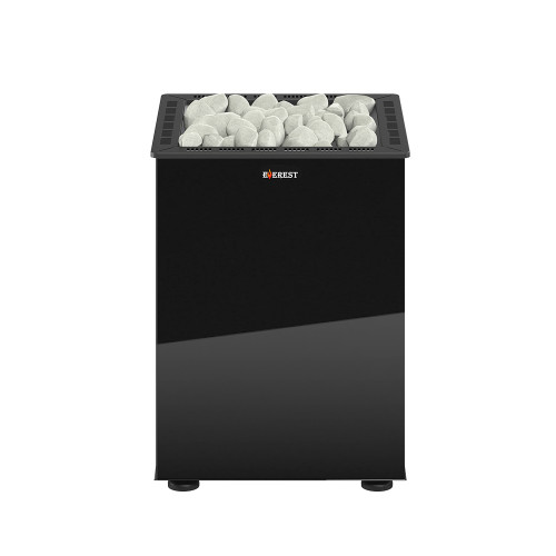 Электрокаменка EVEREST Черный Кристалл с парогенератором 6кВт (Black Crystal Steam S60)