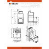 Печь для бани Эверест INOX 32 (205) под обкладку (AISI 430)