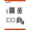 Печь для бани Эверест 24 (281) диаметр дымохода: 150/115 мм