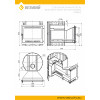 Печь ВЕЗУВИЙ Скиф Ковка 16 Панорама М диаметр дымохода: 115 мм