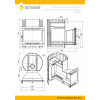 Печь ВЕЗУВИЙ Скиф Ковка 22 Панорама М диаметр дымохода: 115 мм