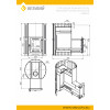 Печь ВЕЗУВИЙ Скиф Ковка 28 (210) М диаметр дымохода: 115 мм