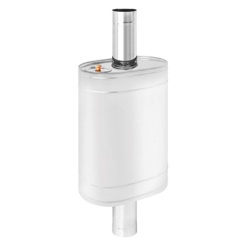 Бак на трубе 50л Ø115 (Овальный) (AISI 439) L-800 (ММ)