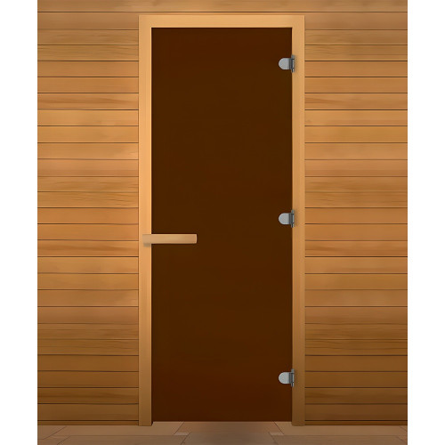 Дверь стеклянная Бронза Матовая