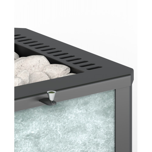 Печь ВЕЗУВИЙ Легенда 22 Панорама М талькохлорит