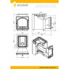 Печь ВЕЗУВИЙ Русичъ Антрацит 16 (205) диаметр дымохода: 115 мм