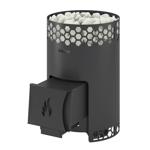 Печь для бани Везувий Чёрная Пчёлка 20