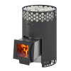 Печь для бани Везувий Чёрная Пчёлка 20 С INOX