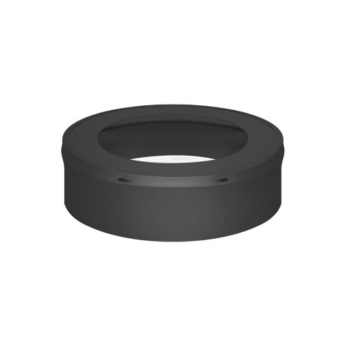 Заглушка BLACK (AISI 430/0,5мм) диаметр дымохода: 120x200 мм