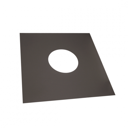 Лист к ППУ BLACK (AISI 430/0,5мм) д.255 (700х700мм) диаметр дымохода: 255 мм