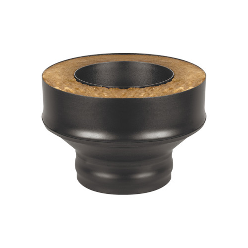 Старт-сэндвич BLACK (AISI 430/0,8мм) (ПМ) диаметр дымохода: 150x250 мм