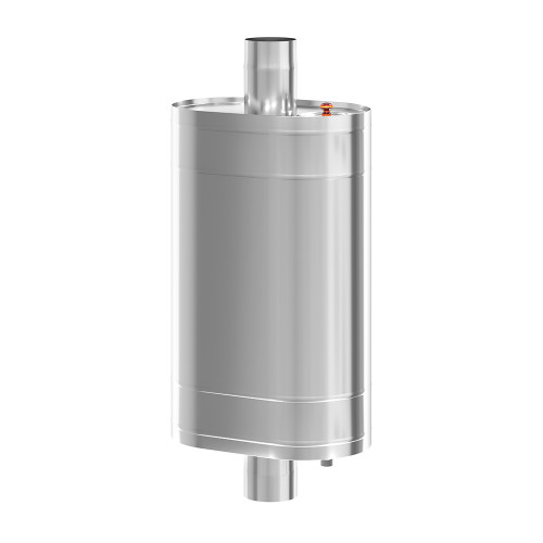 Бак на трубе 80л Ø115 (Овальный) (AISI 304) МП