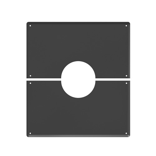 Декоративная пластина BLACK (AISI 430/0,8мм) 0-5° д.305