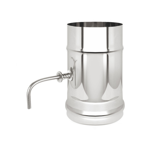 Шибер нерж. поворотный (AISI 430/0,5мм)