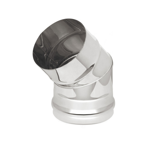 Колено нерж. (AISI 430) 45* 3-х секц.