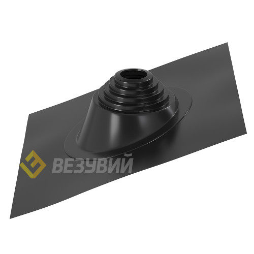 Кровельный проходник для дымохода ВЕЗУВИЙ № 6 (д.150-300мм  730х600мм) угл,  силикон