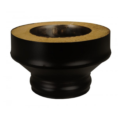 Старт-сэндвич BLACK (AISI 430/0,8мм) (ММ) диаметр дымохода: 150x250 мм