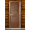 Двери для саун Maestro woods бронза матовая 690х1890
