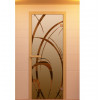 Дверь для сауны, серия "Арабика", стекло бронзовое