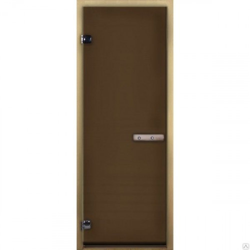 Дверь Стекло Бронза Матовая 1900х700 (коробка хвоя)