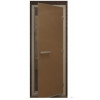DOORWOOD "ALUM"  дверь для ХАМАМ коробка АЛЮМИНИЙ бронза матовая 70х190 см