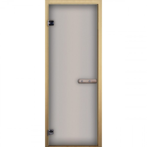 Дверь Стекло Сатин Матовая 1900х700 (коробка лиственная)