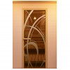 Дверь для сауны, серия "Мокко", стекло бронзовое