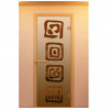 Дверь для сауны, серия "Оазис", стекло бронзовое
